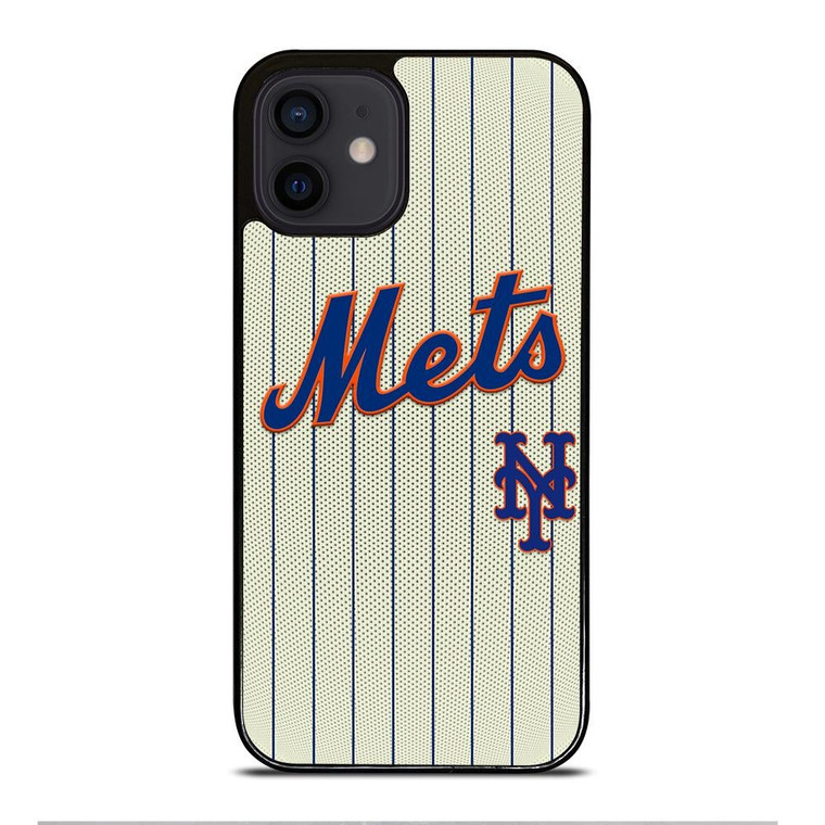 NEW YORK METS LOGO JERSEY iPhone 12 Mini Case Cover