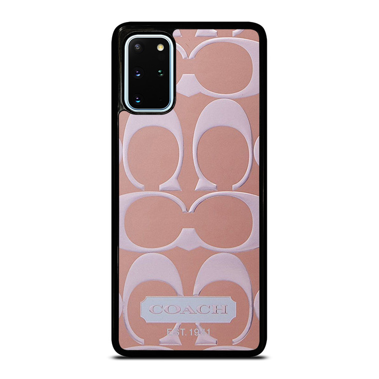 COACH NEW YORK PINK PATTERN Samsung Galaxy S20 Plus Case Cover