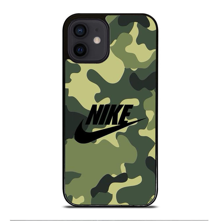 NIKE LOGO CAMO iPhone 12 Mini Case Cover