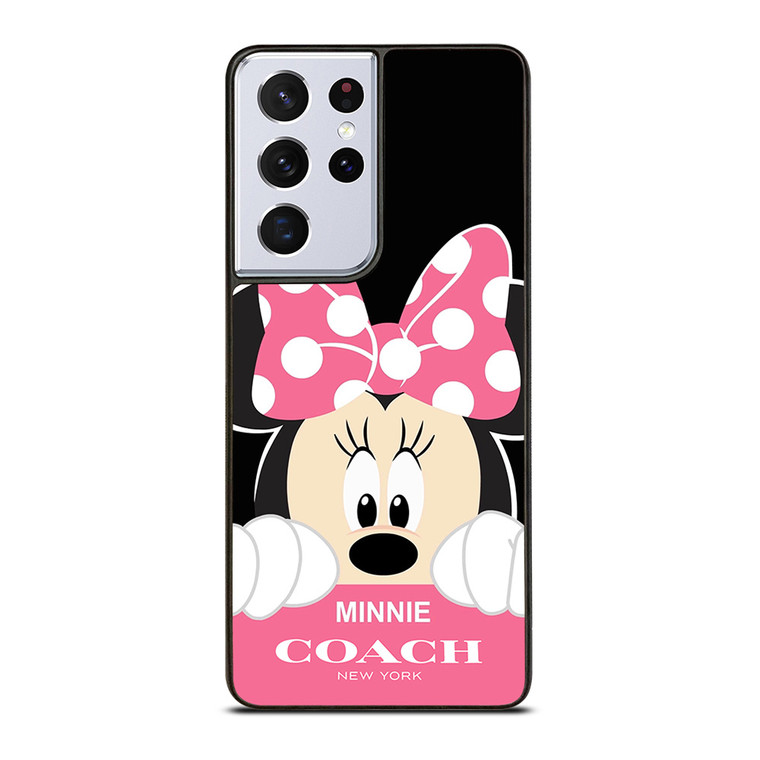 MINNIE MOUSE PINK COACH NEW YORK Samsung Galaxy S20 Ultra Case Cover