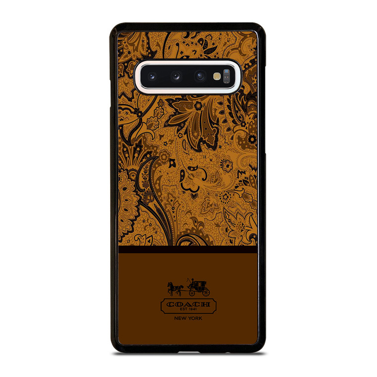 COACH NEW YORK BATIK Samsung Galaxy S10 Case Cover