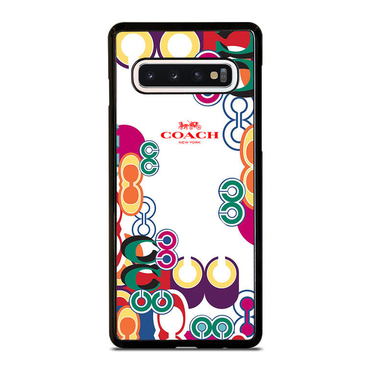 COACH NEW YORK COLOR Samsung Galaxy S10 Case Cover