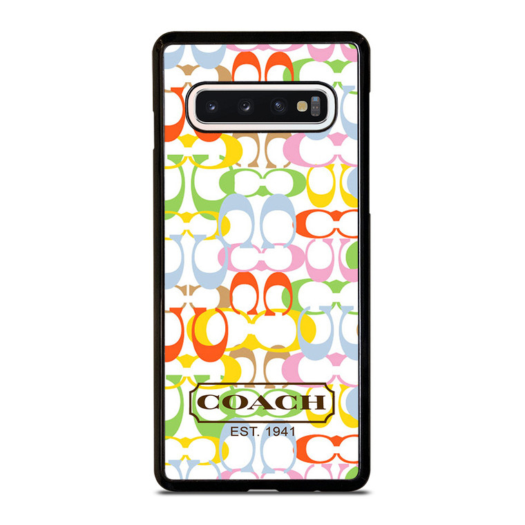 COACH NEW YORK COLORFUL Samsung Galaxy S10 Case Cover