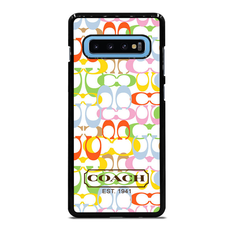 COACH NEW YORK COLORFUL Samsung Galaxy S10 Plus Case Cover