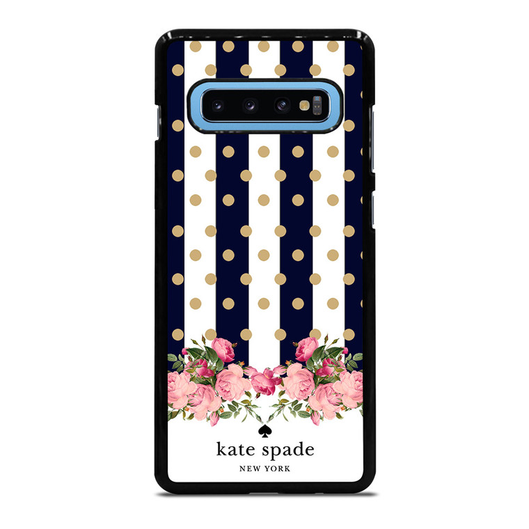KATE SPADE NEW YORK POLKADOTS FLORAL Samsung Galaxy S10 Plus Case Cover