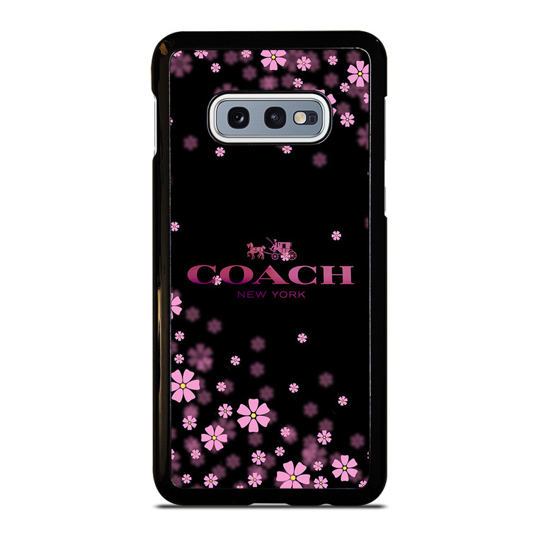 COACH FLOWERS PURPLE Samsung Galaxy S10e Case Cover COACH FLOWERS PURPLE Samsung Galaxy S10e Case Cover