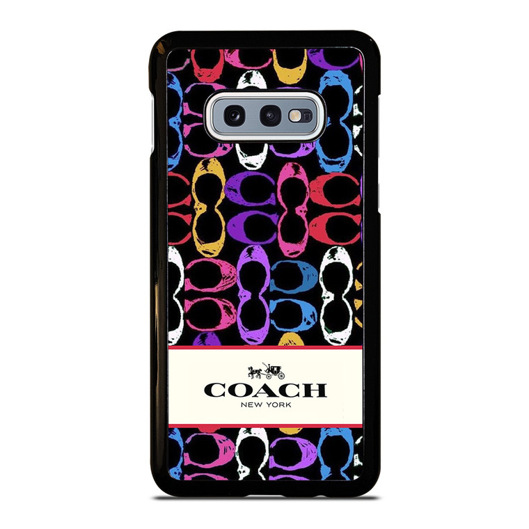 COACH NEW YORK PATTERN COLOR Samsung Galaxy S10e Case Cover