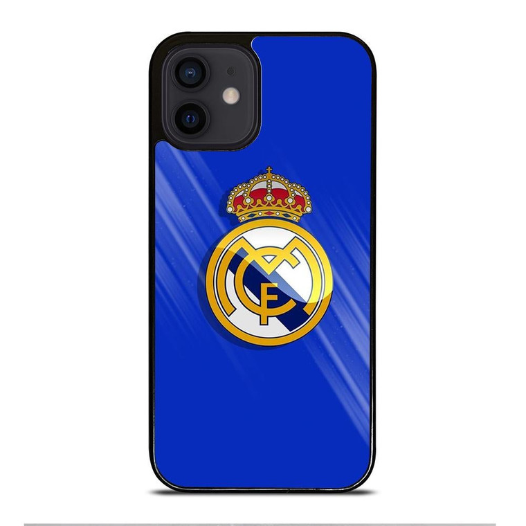 REAL MADRID LOGO BLUE iPhone 12 Mini Case Cover