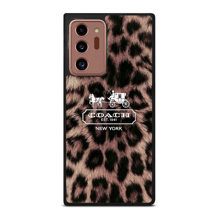 COACH NEW YORK LEOPARD Samsung Galaxy Note 20 Ultra Case Cover COACH NEW YORK LEOPARD Samsung Galaxy Note 20 Ultra Case Cover