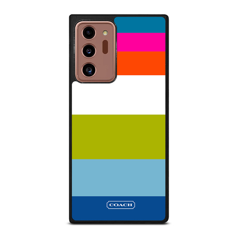 COACH NEW YORK STRIPE 2 Samsung Galaxy Note 20 Ultra Case Cover COACH NEW YORK STRIPE 2 Samsung Galaxy Note 20 Ultra Case Cover