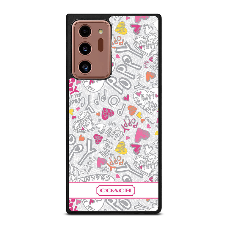 COACH POPPY COLOR Samsung Galaxy Note 20 Ultra Case Cover