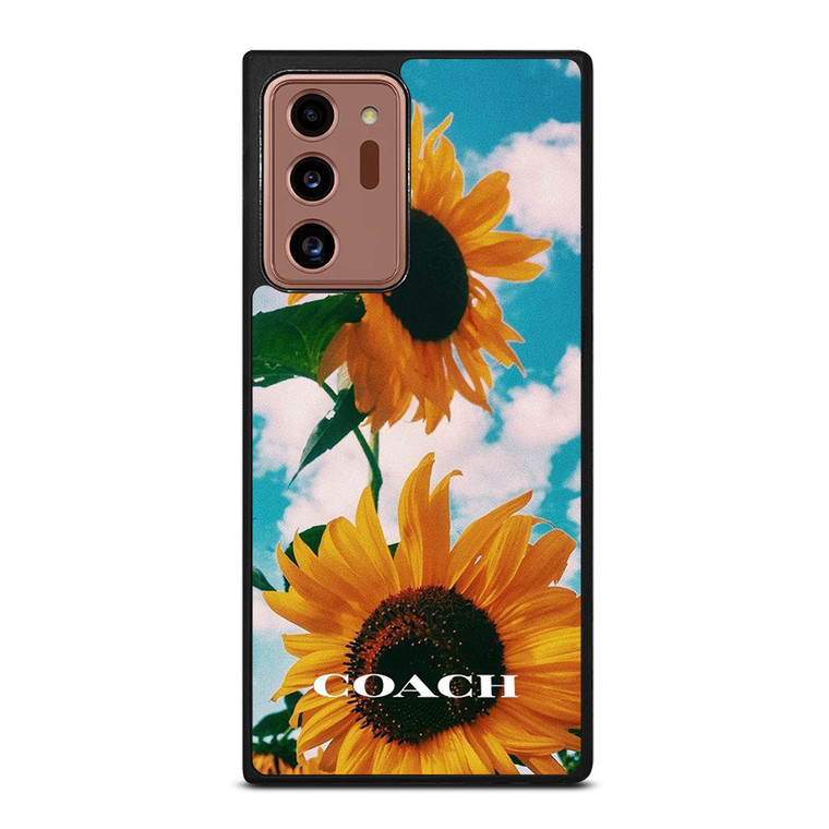 COACH SUNFLOWER Samsung Galaxy Note 20 Ultra Case Cover COACH SUNFLOWER Samsung Galaxy Note 20 Ultra Case Cover