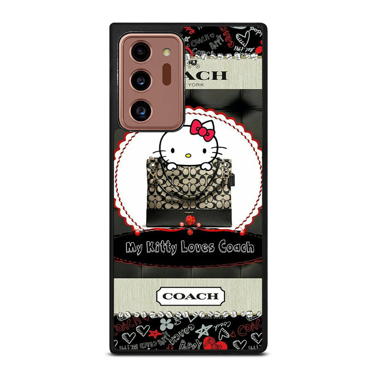 HELLO KITTY LOVES COACH Samsung Galaxy Note 20 Ultra Case Cover HELLO KITTY LOVES COACH Samsung Galaxy Note 20 Ultra Case Cover