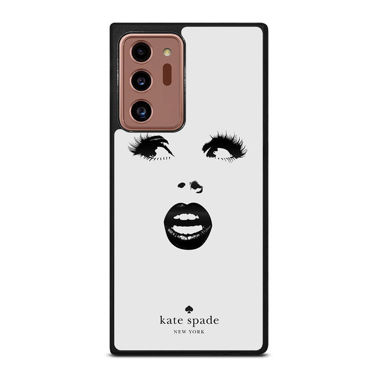 KATE SPADE BLACK WHITE FACE Samsung Galaxy Note 20 Ultra Case Cover KATE SPADE BLACK WHITE FACE Samsung Galaxy Note 20 Ultra Case Cover