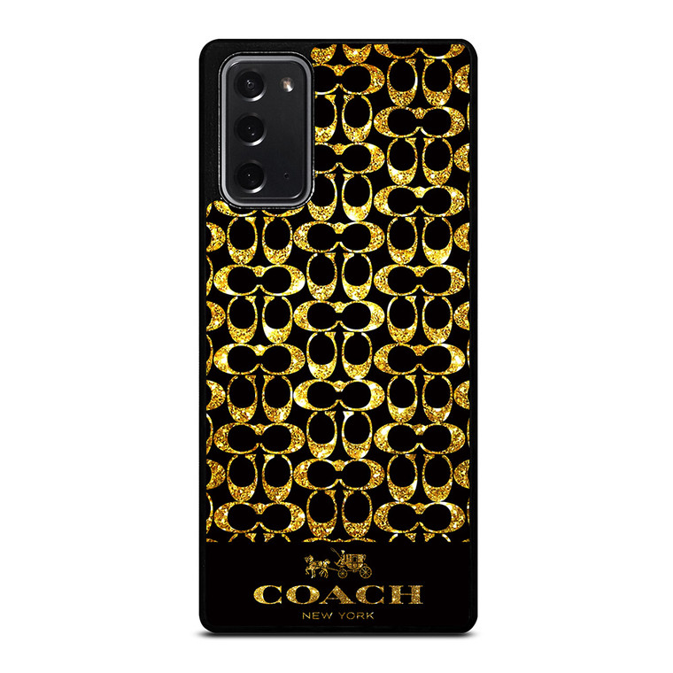 COACH NEW YORK GOLD Samsung Galaxy Note 20 Case Cover