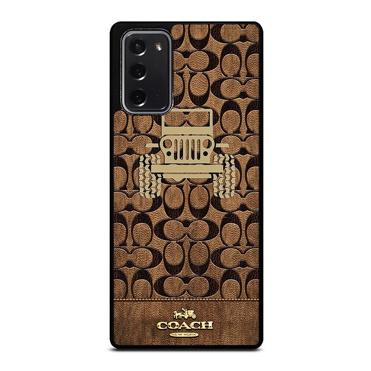 COACH NEW YORK JEEP 2 Samsung Galaxy Note 20 Case Cover COACH NEW YORK JEEP 2 Samsung Galaxy Note 20 Case Cover