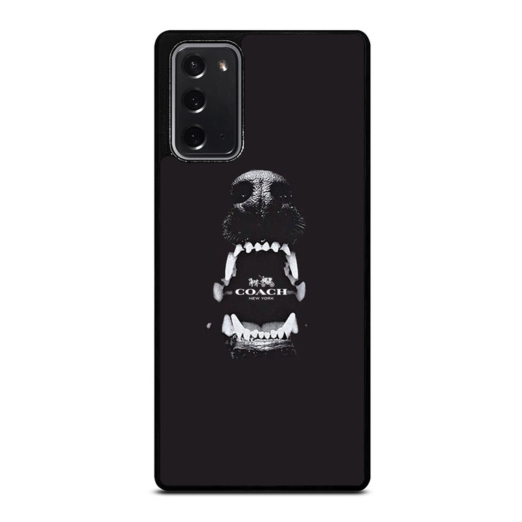 COACH NEW YORK LOGO DOG Samsung Galaxy Note 20 Case Cover