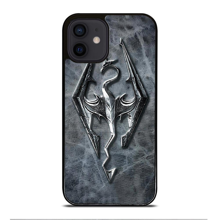 SKYRIM LOGO ELDER SCROLLS iPhone 12 Mini Case Cover
