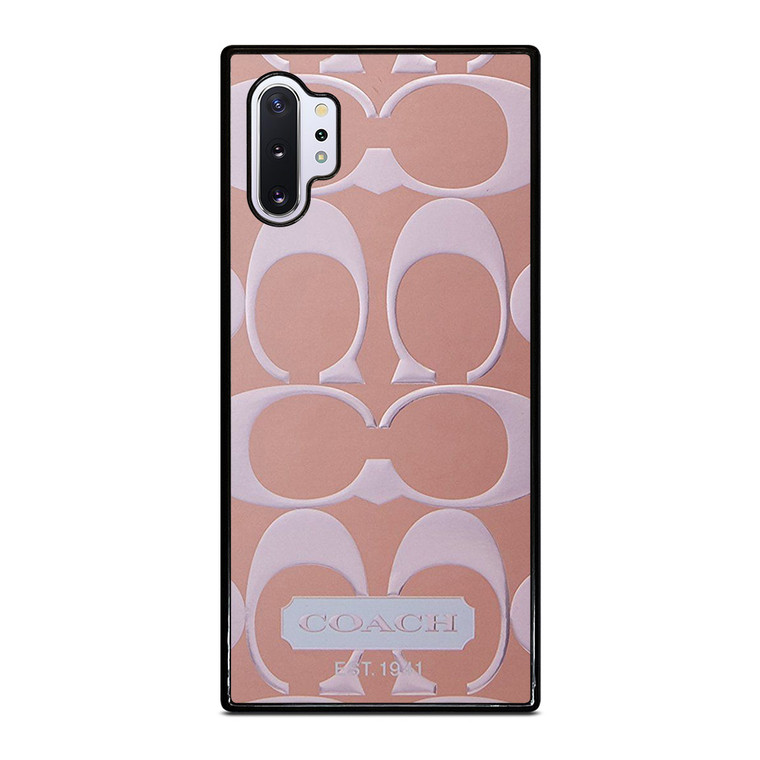 COACH NEW YORK PINK PATTERN Samsung Galaxy Note 10 Plus Case Cover