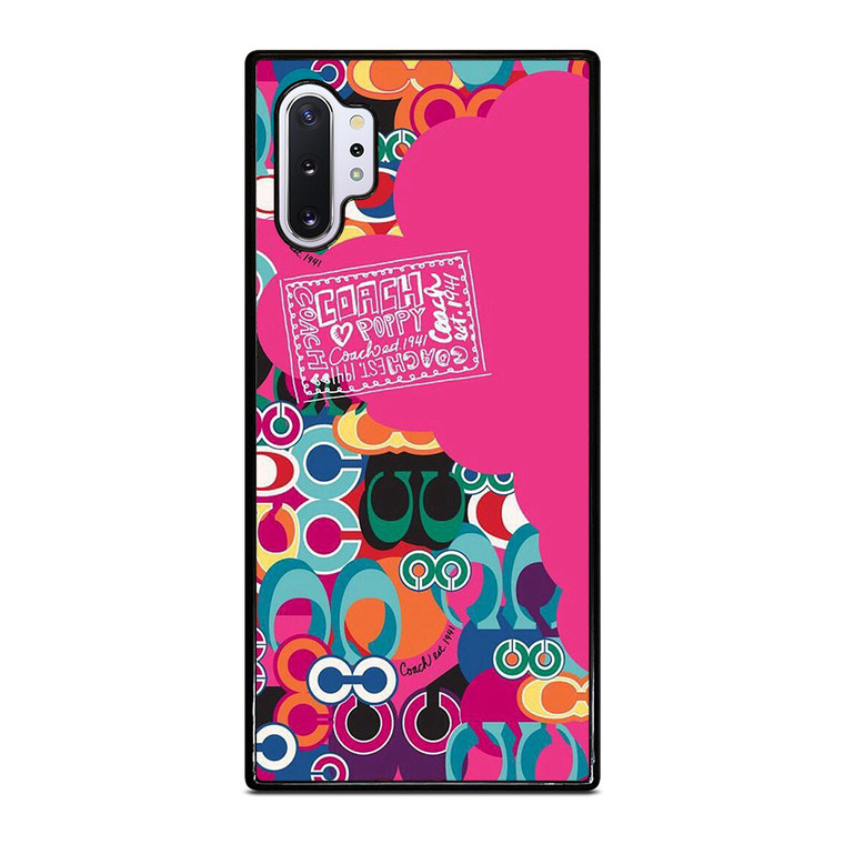 COACH NEW YORK POPPY COLOR FULL Samsung Galaxy Note 10 Plus Case Cover