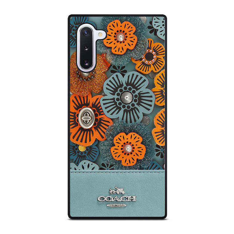 COACH NEW YORK BLUE TEA ROSE Samsung Galaxy Note 10 Case Cover