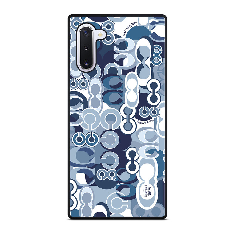 COACH NEW YORK BLUE Samsung Galaxy Note 10 Case Cover