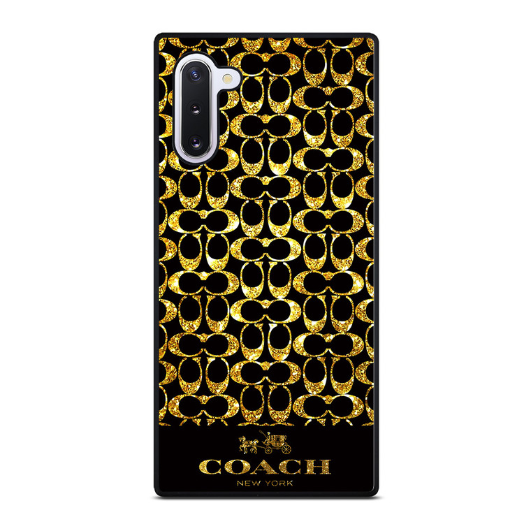 COACH NEW YORK GOLD Samsung Galaxy Note 10 Case Cover