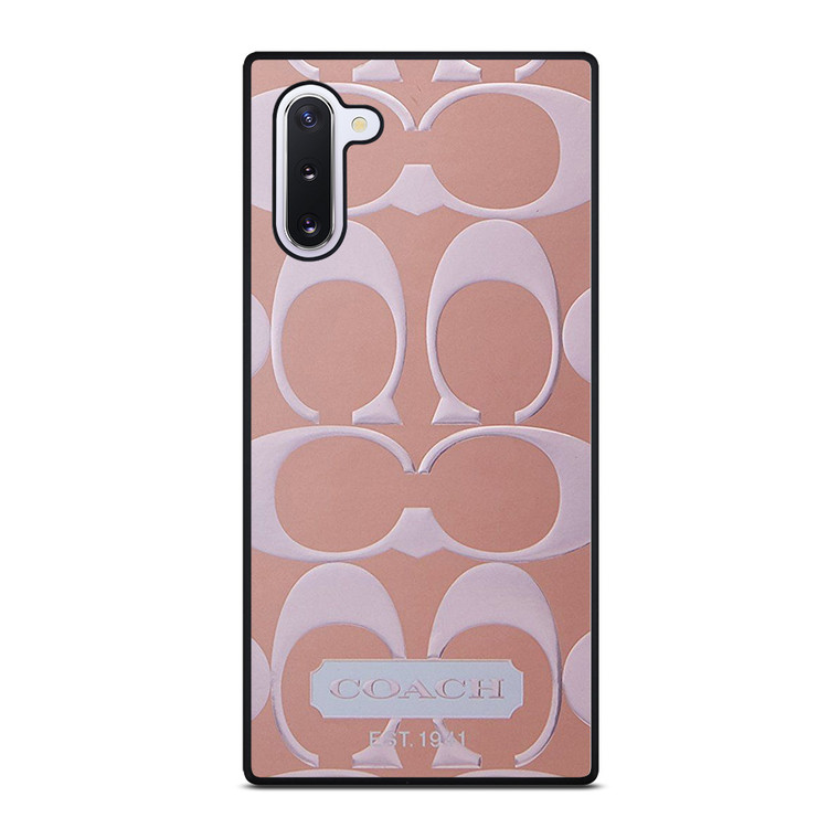 COACH NEW YORK PINK PATTERN Samsung Galaxy Note 10 Case Cover