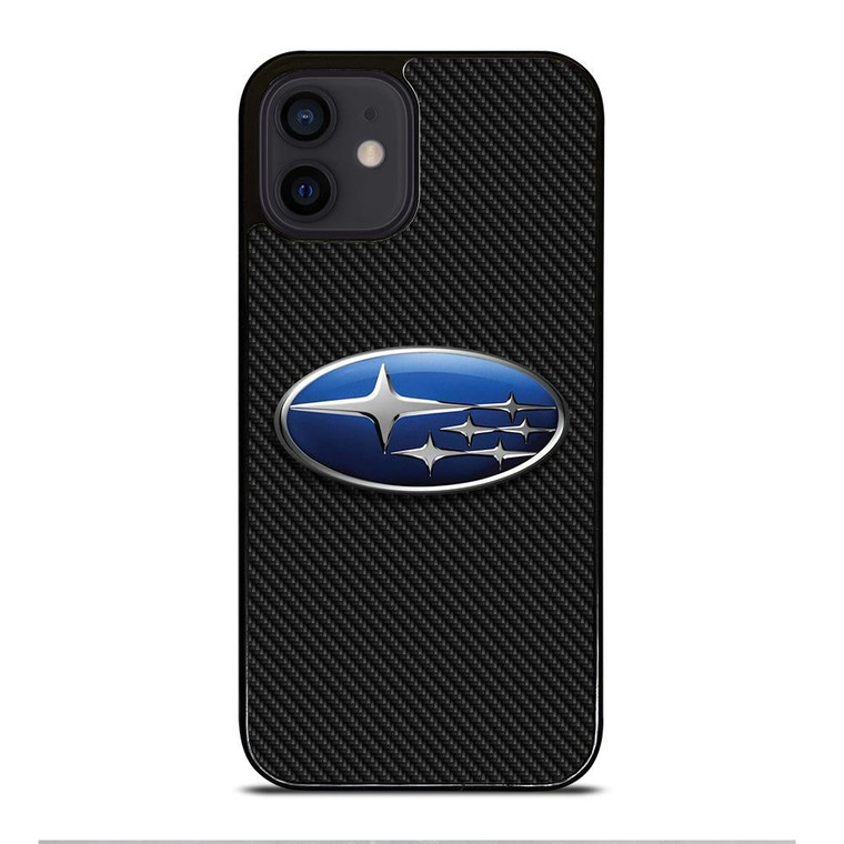 SUBARU CARBON LOGO iPhone 12 Mini Case Cover