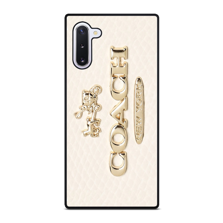 COACH PINK PATTERN MATE Samsung Galaxy Note 10 Case Cover