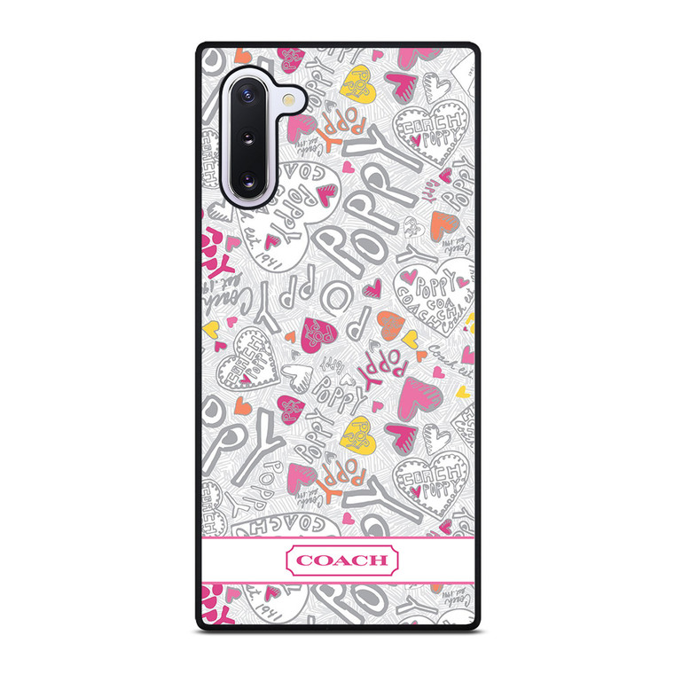 COACH POPPY COLOR Samsung Galaxy Note 10 Case Cover