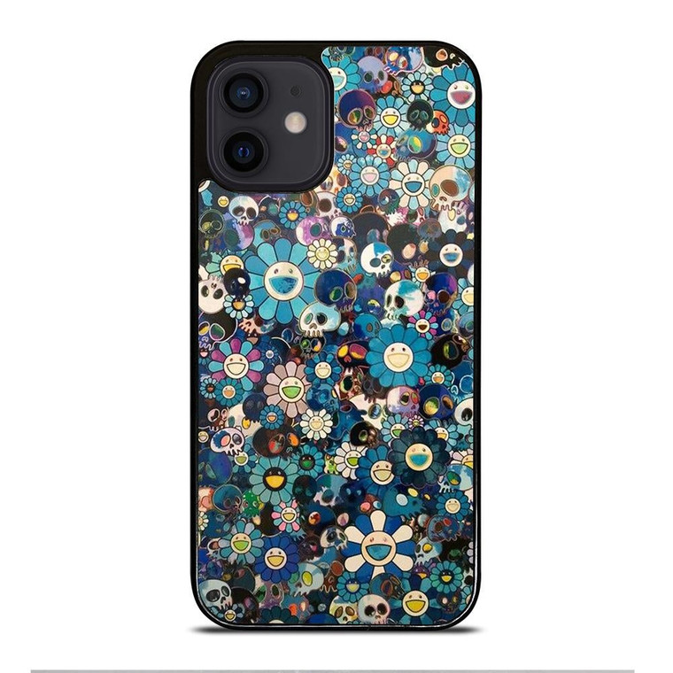 TAKASHI MURAKAMI FLOWERS SKULL iPhone 12 Mini Case Cover
