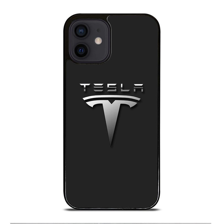 TESLA CAR LOGO iPhone 12 Mini Case Cover