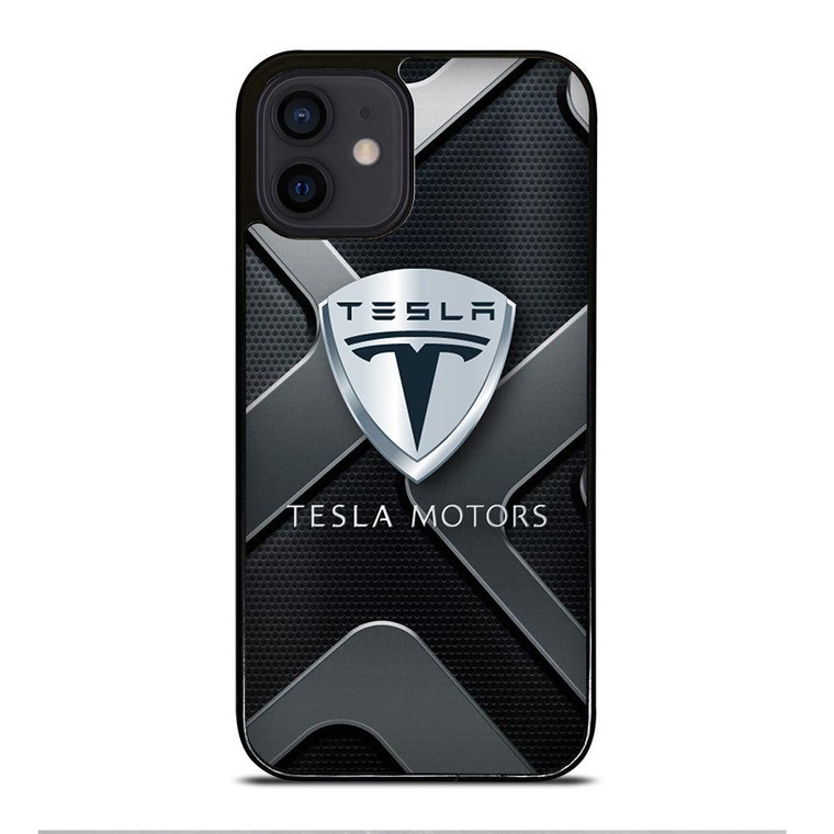 TESLA MOTOR CAR ICON iPhone 12 Mini Case Cover