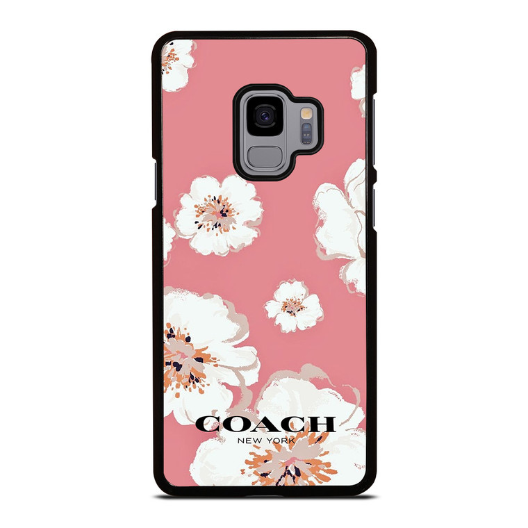 COACH NEW YORK PINK FLOWER Samsung Galaxy S9 Case Cover COACH NEW YORK PINK FLOWER Samsung Galaxy S9 Case Cover