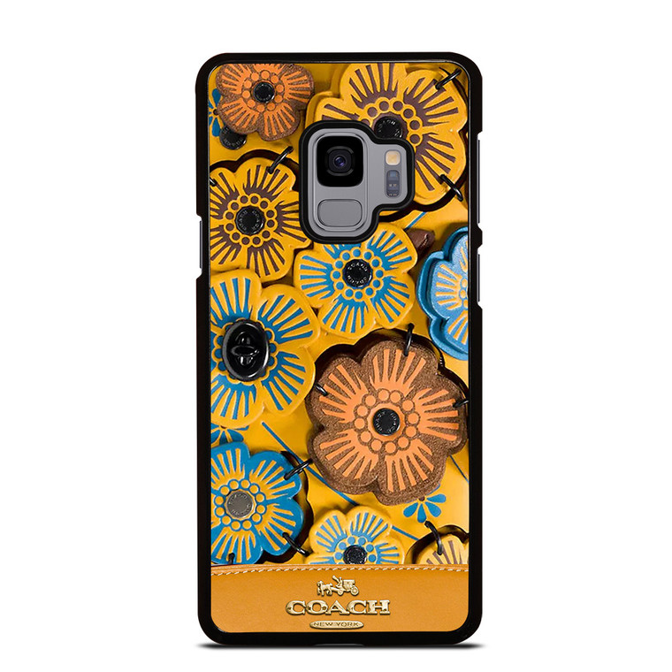 COACH NEW YORK ROSE TEA Samsung Galaxy S9 Case Cover COACH NEW YORK ROSE TEA Samsung Galaxy S9 Case Cover