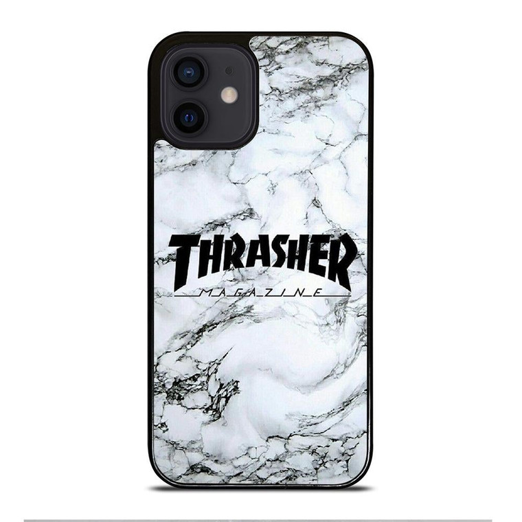 THRASHER SKATEBOARD MAGAZINE MARBLE iPhone 12 Mini Case Cover
