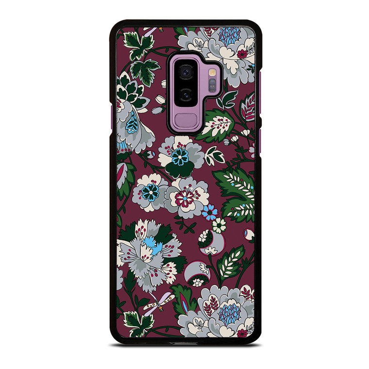 VERA BRADLEY BORDEAUX BLOOMS Samsung Galaxy S9 Plus Case Cover