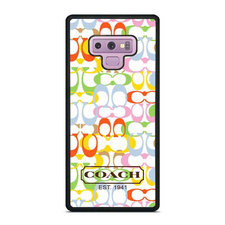 COACH NEW YORK COLORFUL Samsung Galaxy Note 9 Case Cover