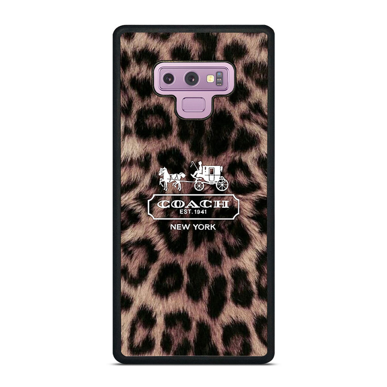 COACH NEW YORK LEOPARD Samsung Galaxy Note 9 Case Cover COACH NEW YORK LEOPARD Samsung Galaxy Note 9 Case Cover