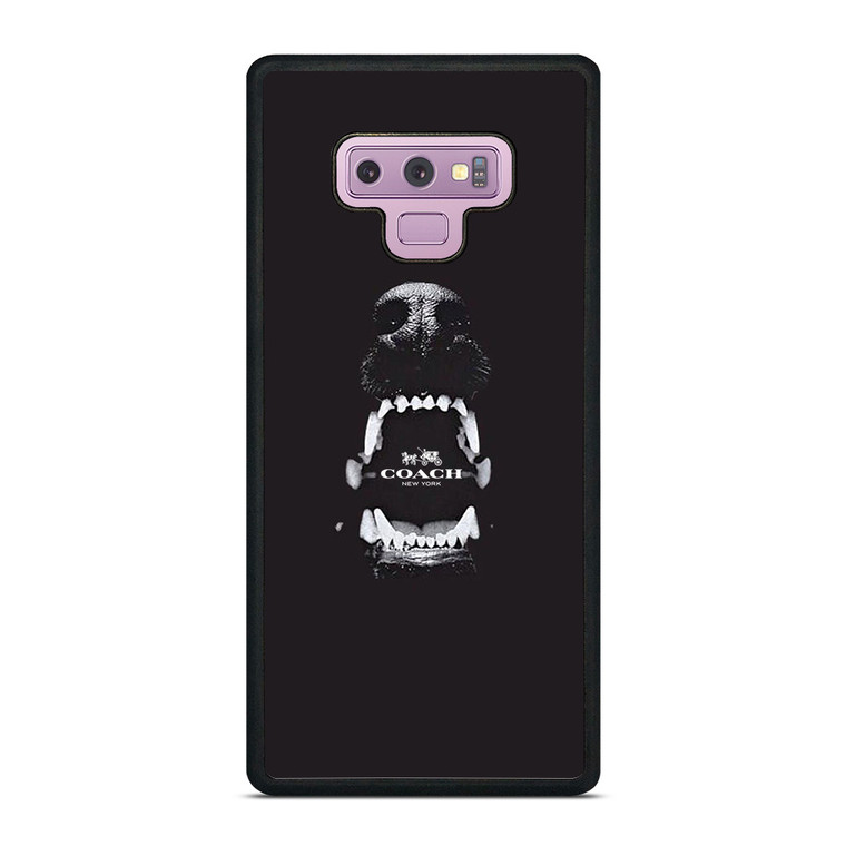 COACH NEW YORK LOGO DOG Samsung Galaxy Note 9 Case Cover