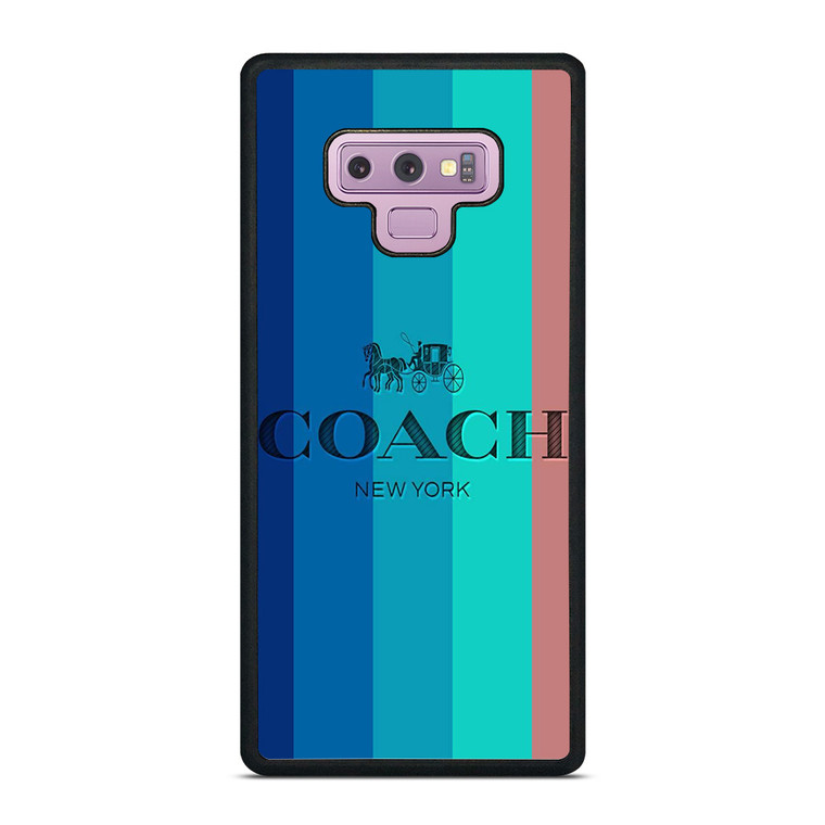 COACH NEW YORK STRIPES Samsung Galaxy Note 9 Case Cover