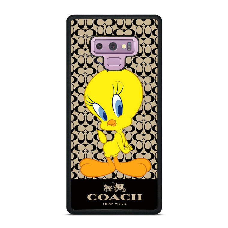 COACH NEW YORK TWEETY BIRD Samsung Galaxy Note 9 Case Cover