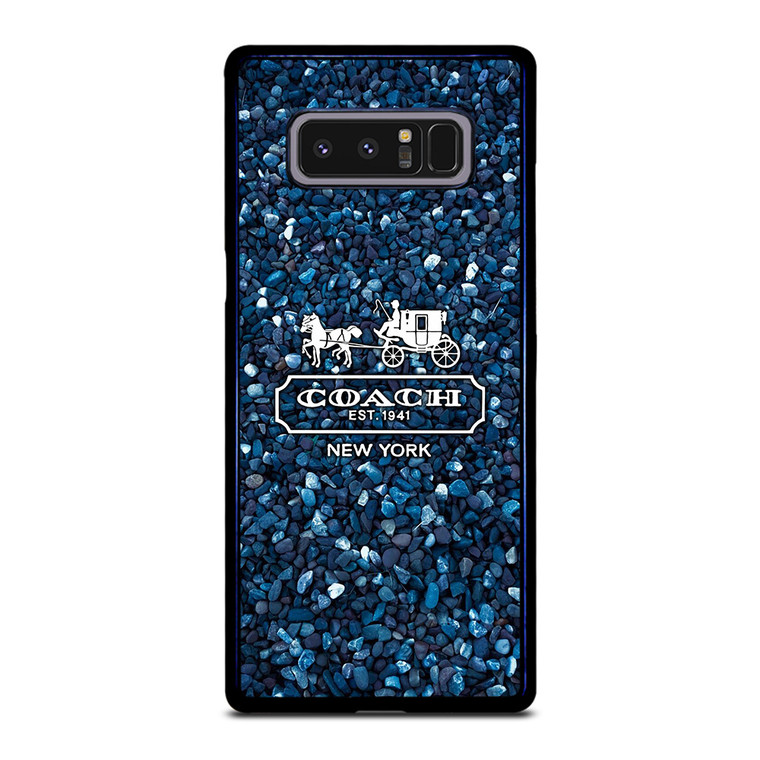 COACH NEW YORK BLUE STONE Samsung Galaxy Note 8 Case Cover