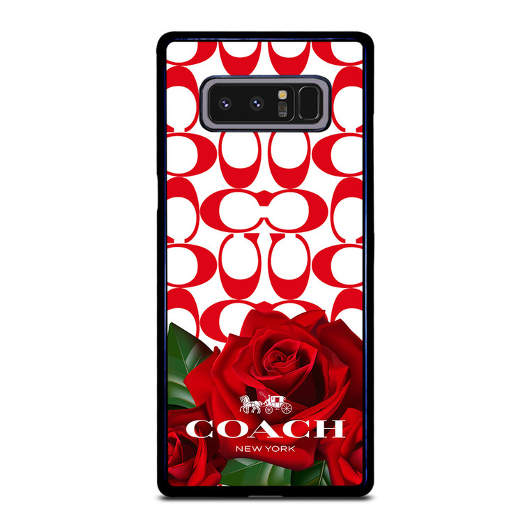 COACH NEW YORK FLOWER 4 Samsung Galaxy Note 8 Case Cover