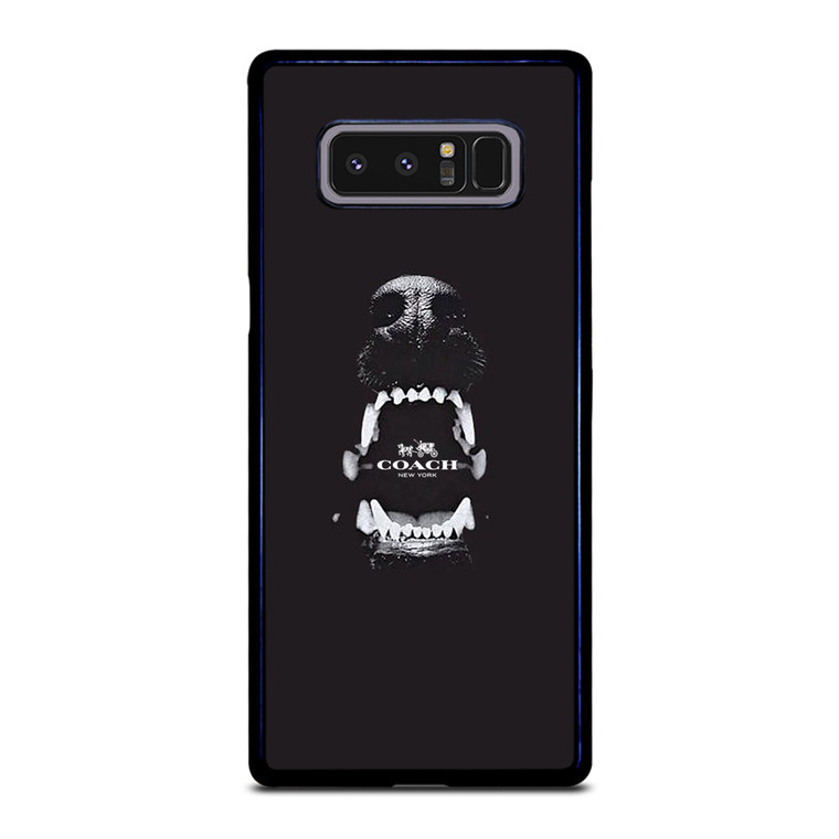 COACH NEW YORK LOGO DOG Samsung Galaxy Note 8 Case Cover