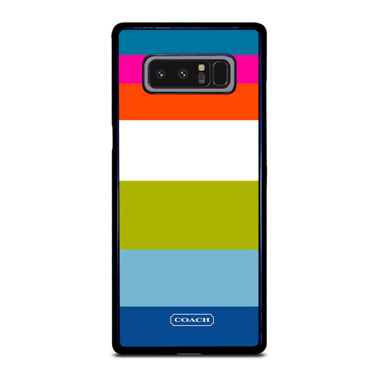 COACH NEW YORK STRIPE 2 Samsung Galaxy Note 8 Case Cover