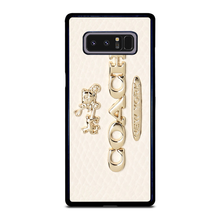 COACH PINK PATTERN MATE Samsung Galaxy Note 8 Case Cover