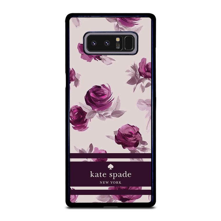 KATE SPADE FLORAL PURPLE Samsung Galaxy Note 8 Case Cover