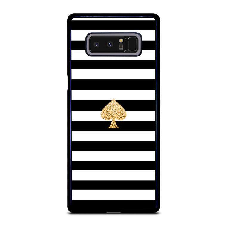 KATE SPADE GOLD AND STRIPES Samsung Galaxy Note 8 Case Cover